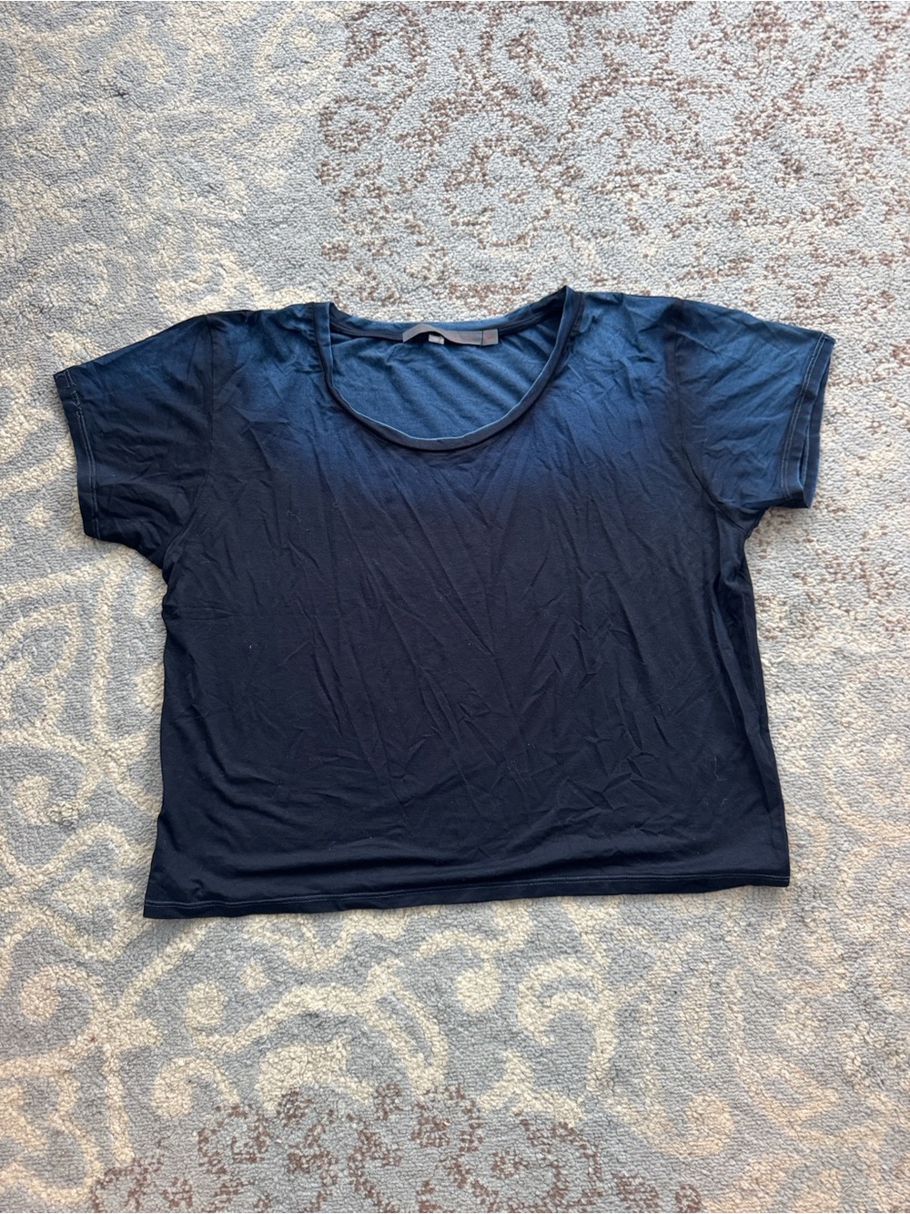 Feel The Piece Ombre Short Sleeve Tee Navy M/L